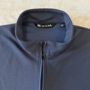 TravisMathew Pullover L Blue‎ Long Sleeve Golf Athletic Newpoint
